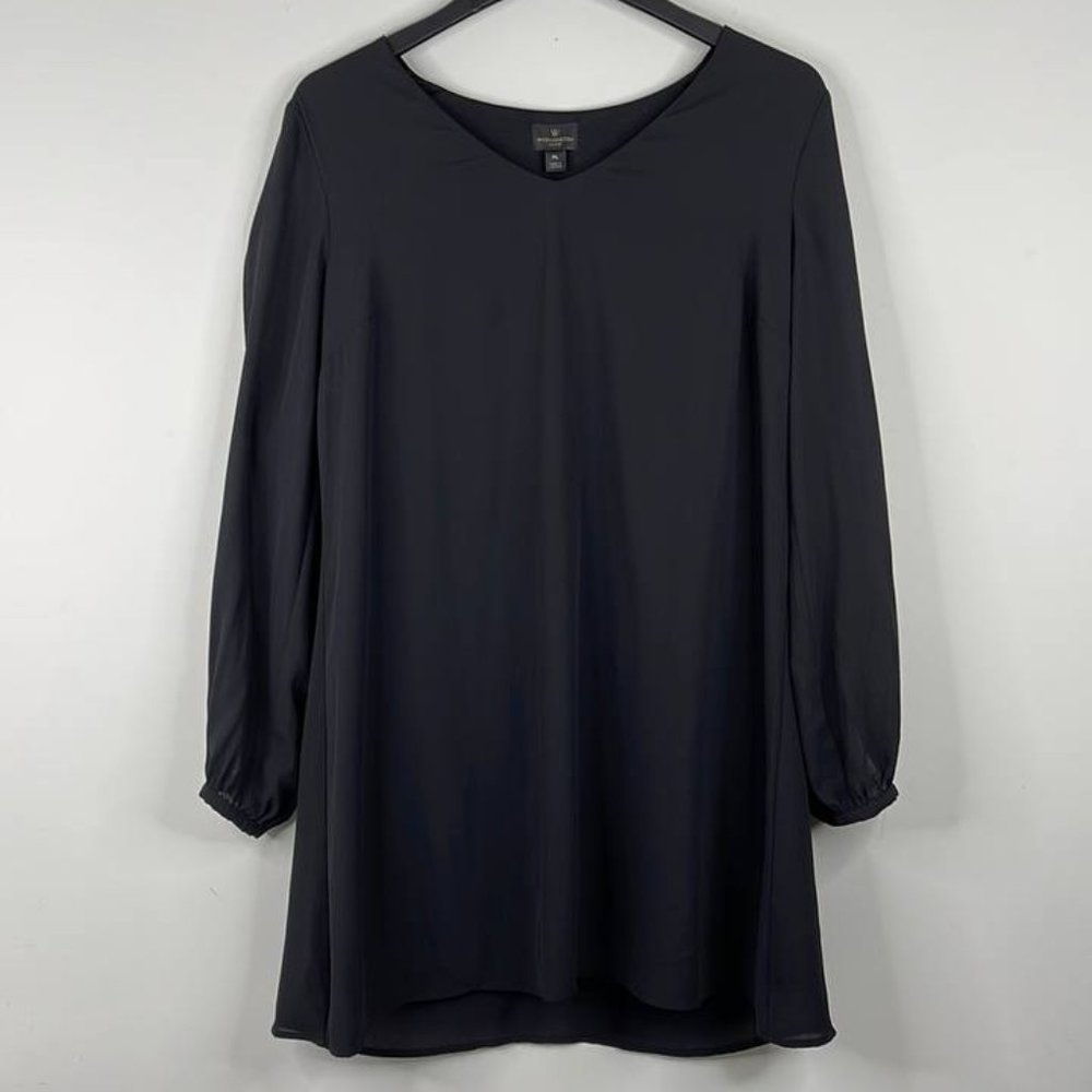 Women Black Shift Dress Size: PL